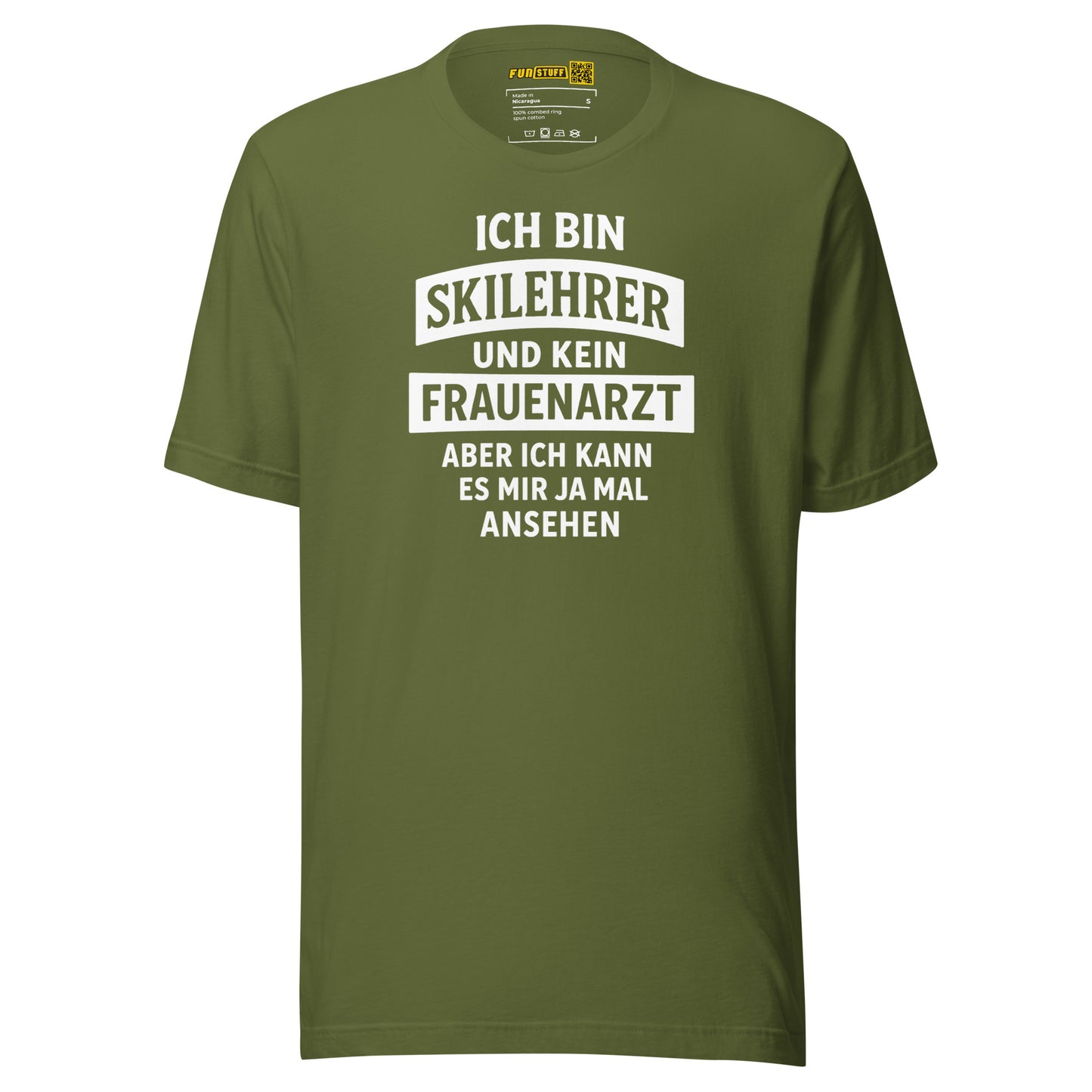 Ich bin Skilehrer und kein Frauenarzt - Unisex T-Shirt