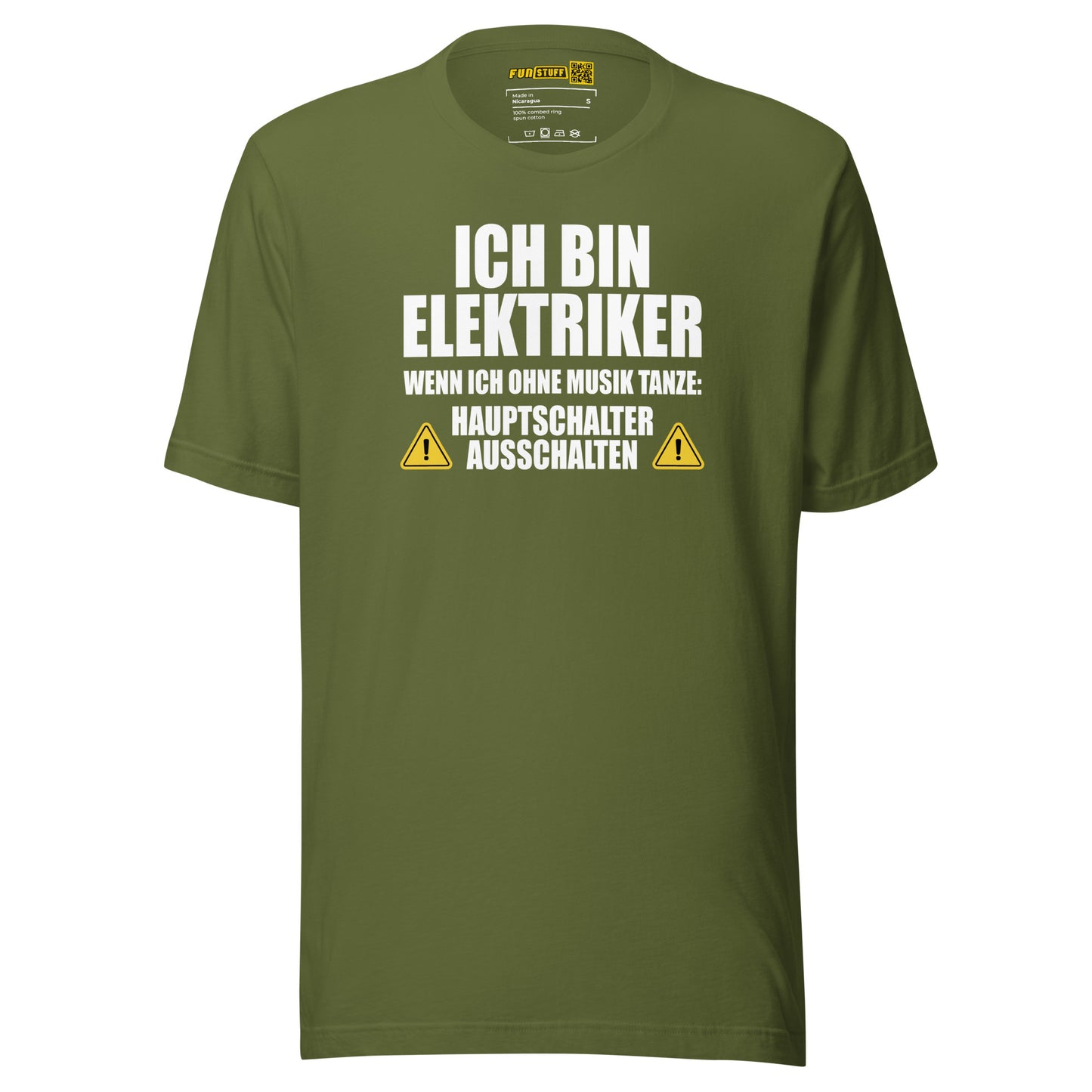 Ich bin Elektriker – Hauptschalter ausschalten – Unisex T-Shirt