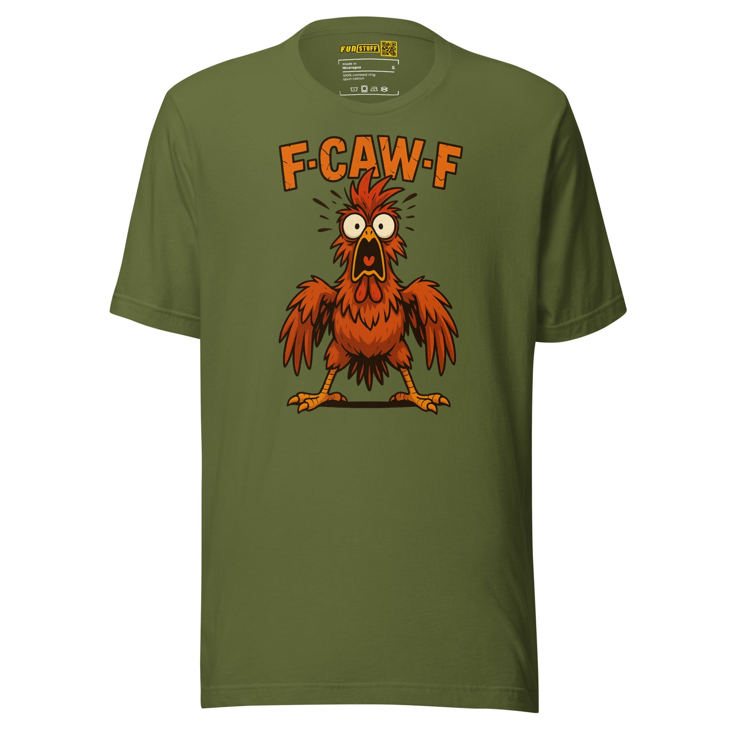 F-CAW-F – Wütendes Huhn – Unisex T-Shirt