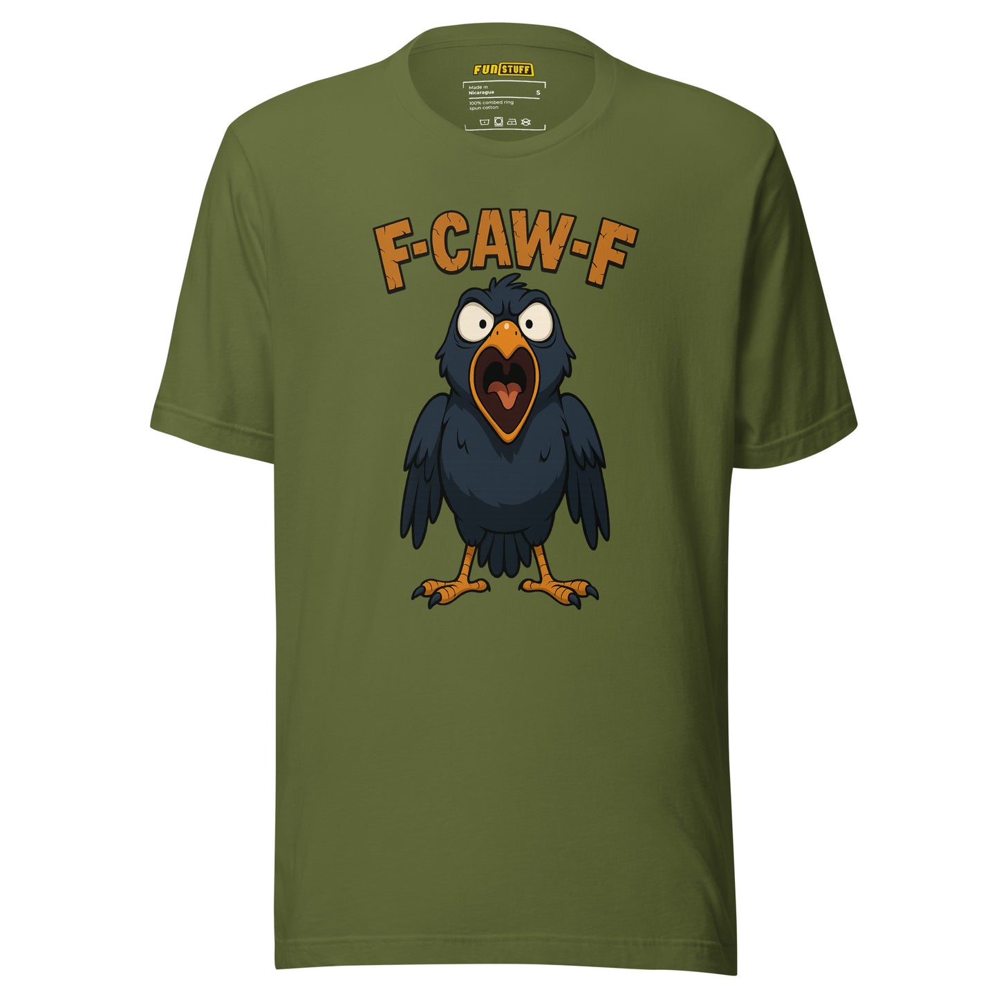 F-CAW-F – Wütende Krähe – Unisex T-Shirt