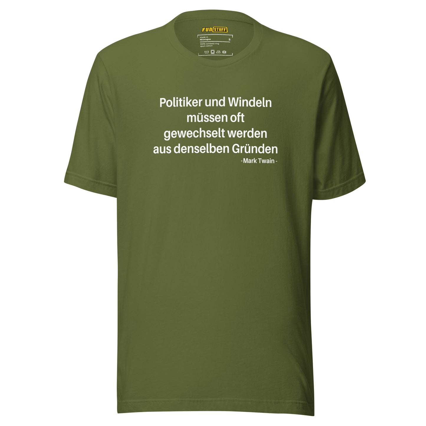Politiker und Windeln – Unisex T-Shirt