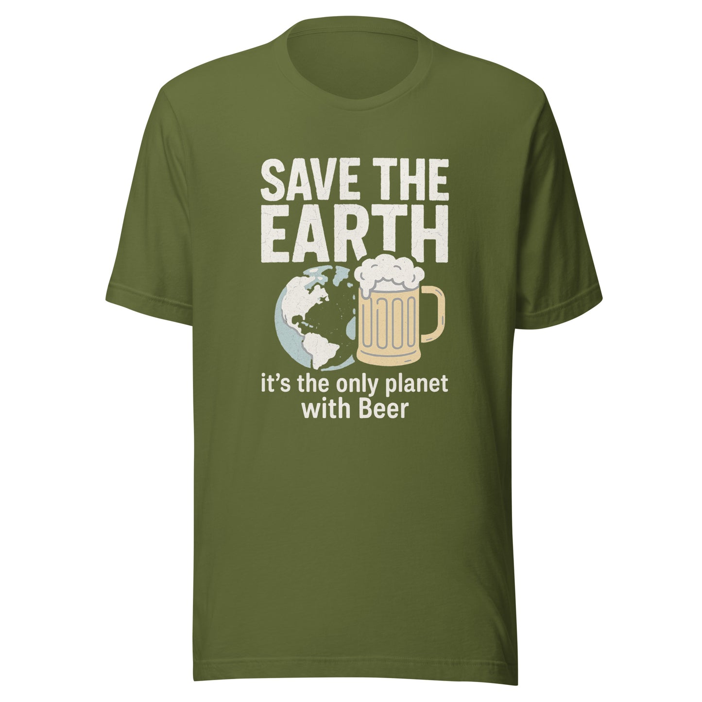 Save The Earth – It’s The Only Planet With Beer – Unisex T-Shirt