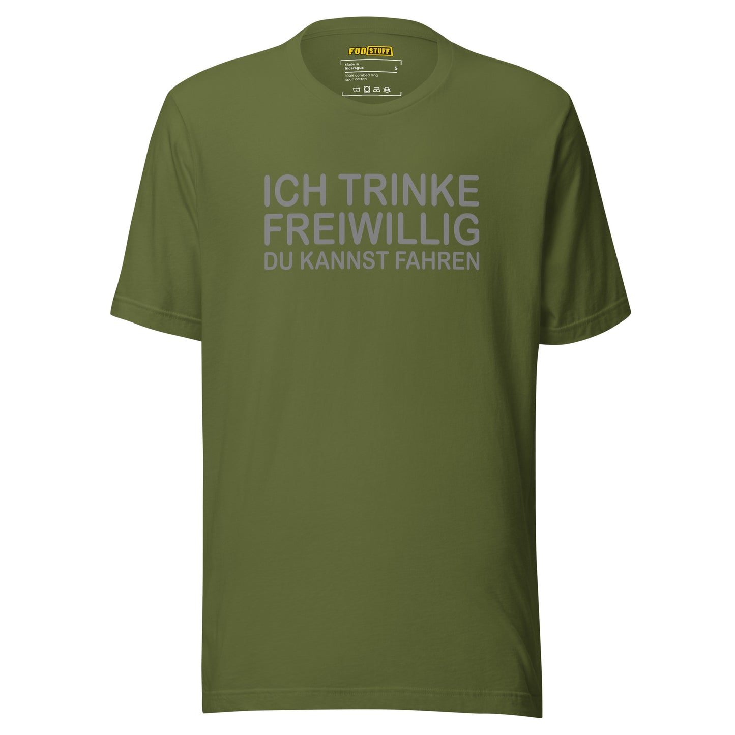 Ich trinke freiwillig – Unisex T-Shirt