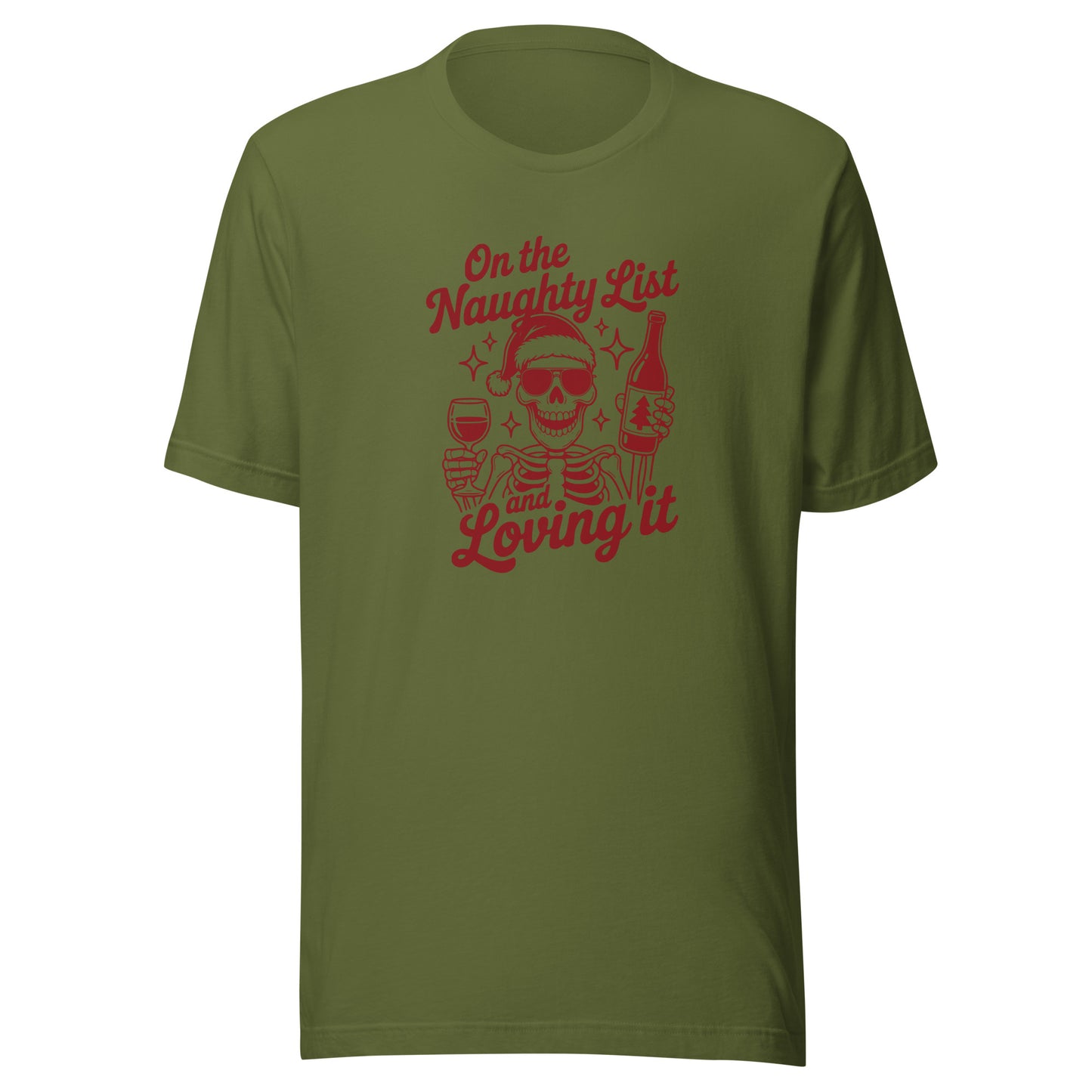 On the Naughty List and Loving It – Unisex T-Shirt