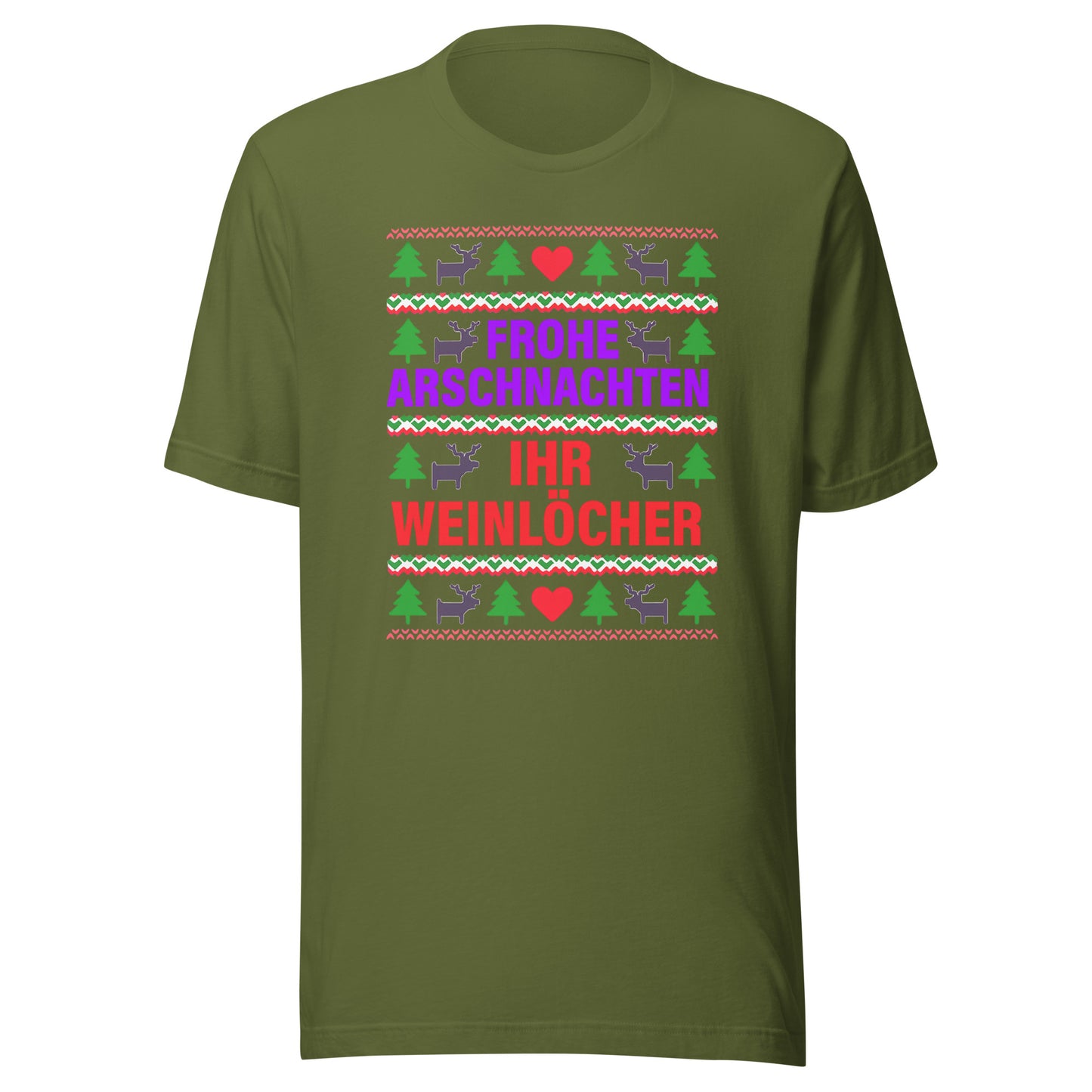 Frohe Arschnachten – Unisex T-Shirt