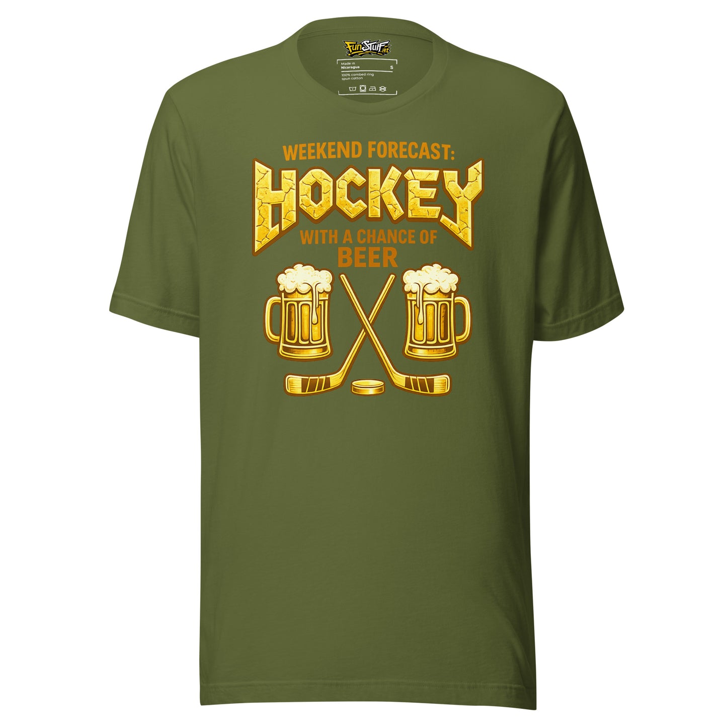 Weekend Forecast: Hockey with a Chance of Beer – Unisex T-Shirt