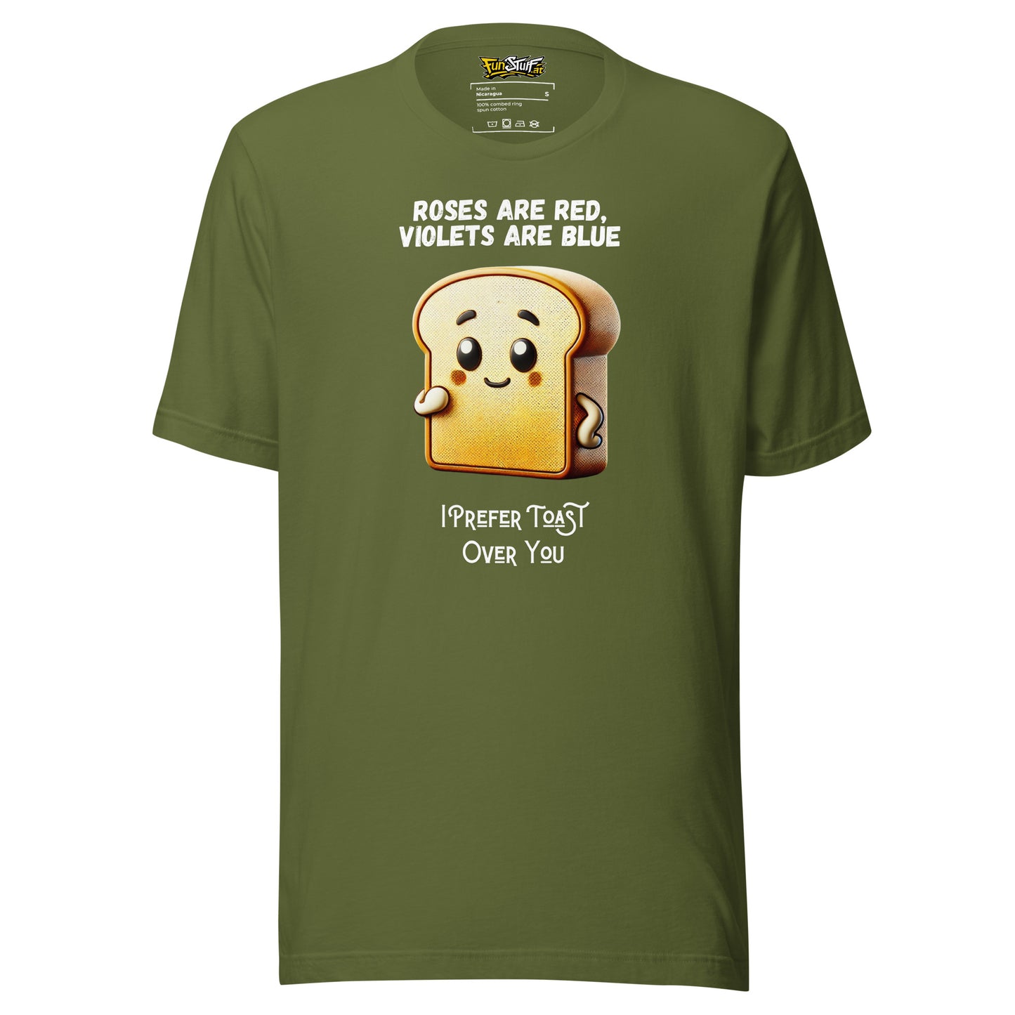 Roses Are Red – I Prefer Toast Over You – Unisex T-Shirt