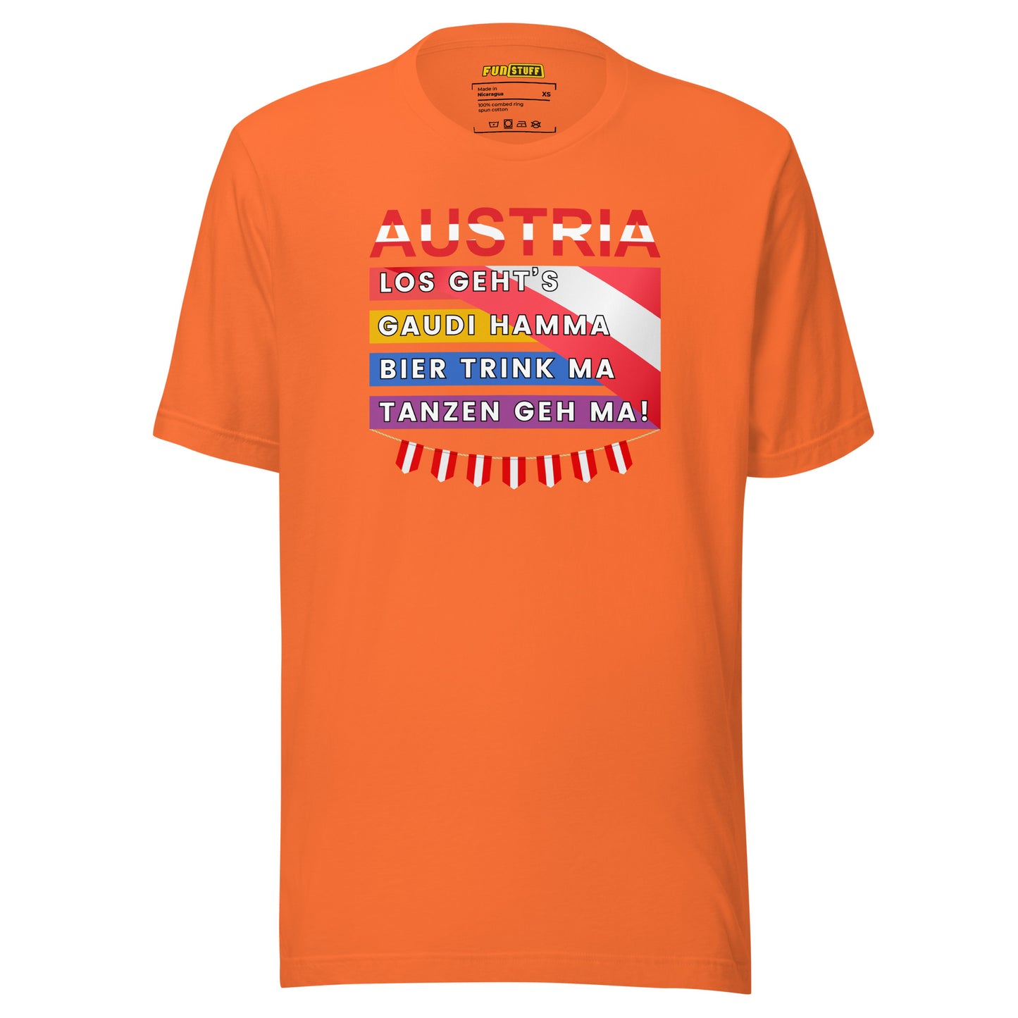 Austria – Gaudi, Bier & Tanzen (ohne Regenbogen) – Unisex T-Shirt