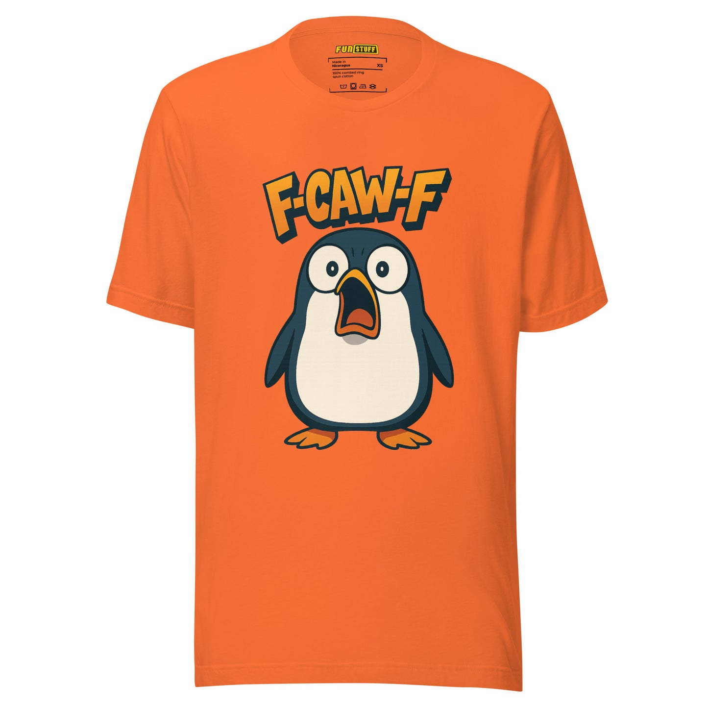 F-CAW-F – Schockierter Pinguin – Unisex T-Shirt