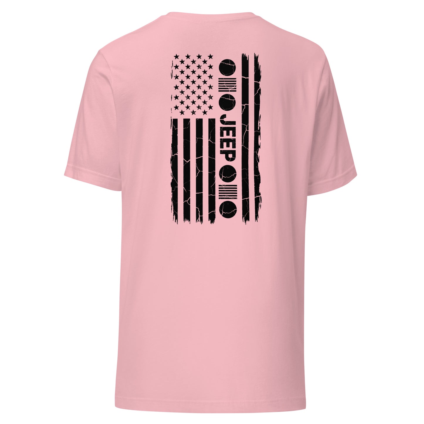 American Flag Jeep Fan - Unisex T-Shirt