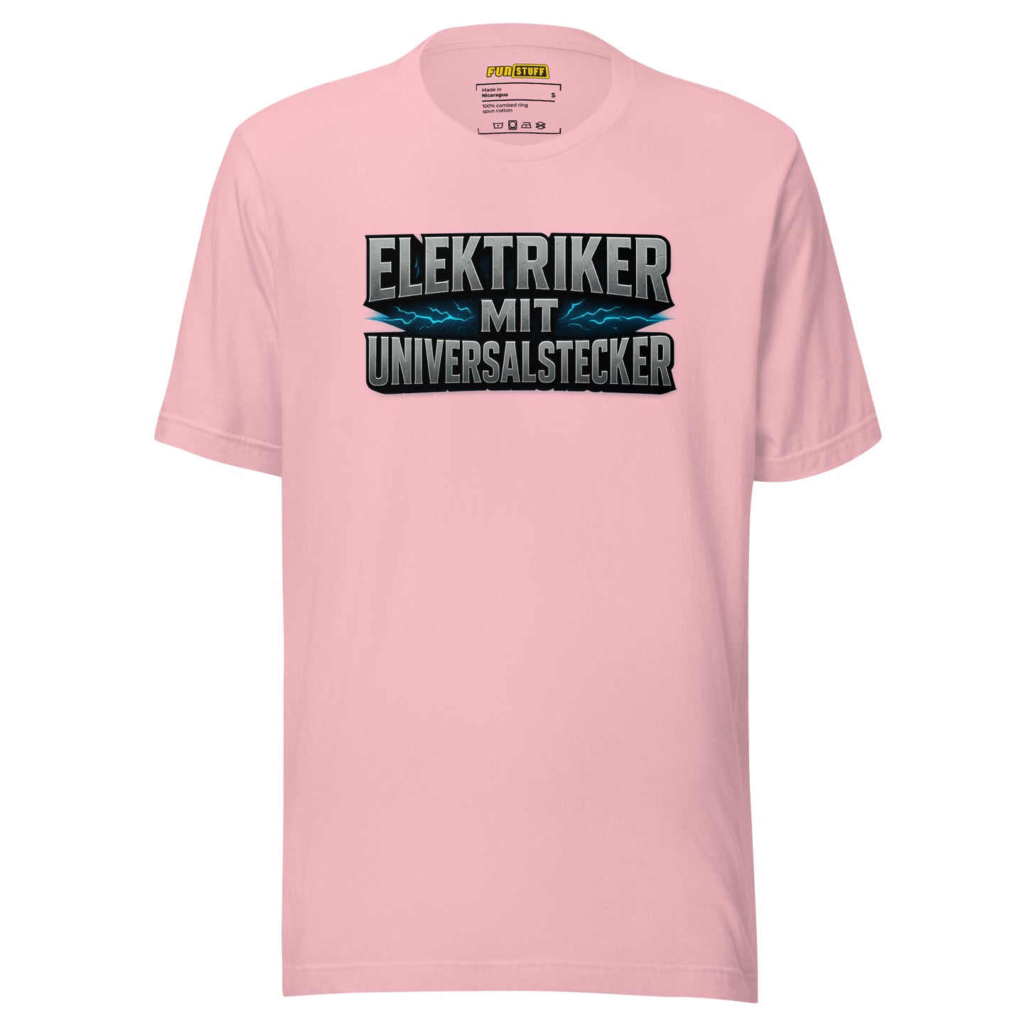Elektriker mit Universalstecker – T-Shirt