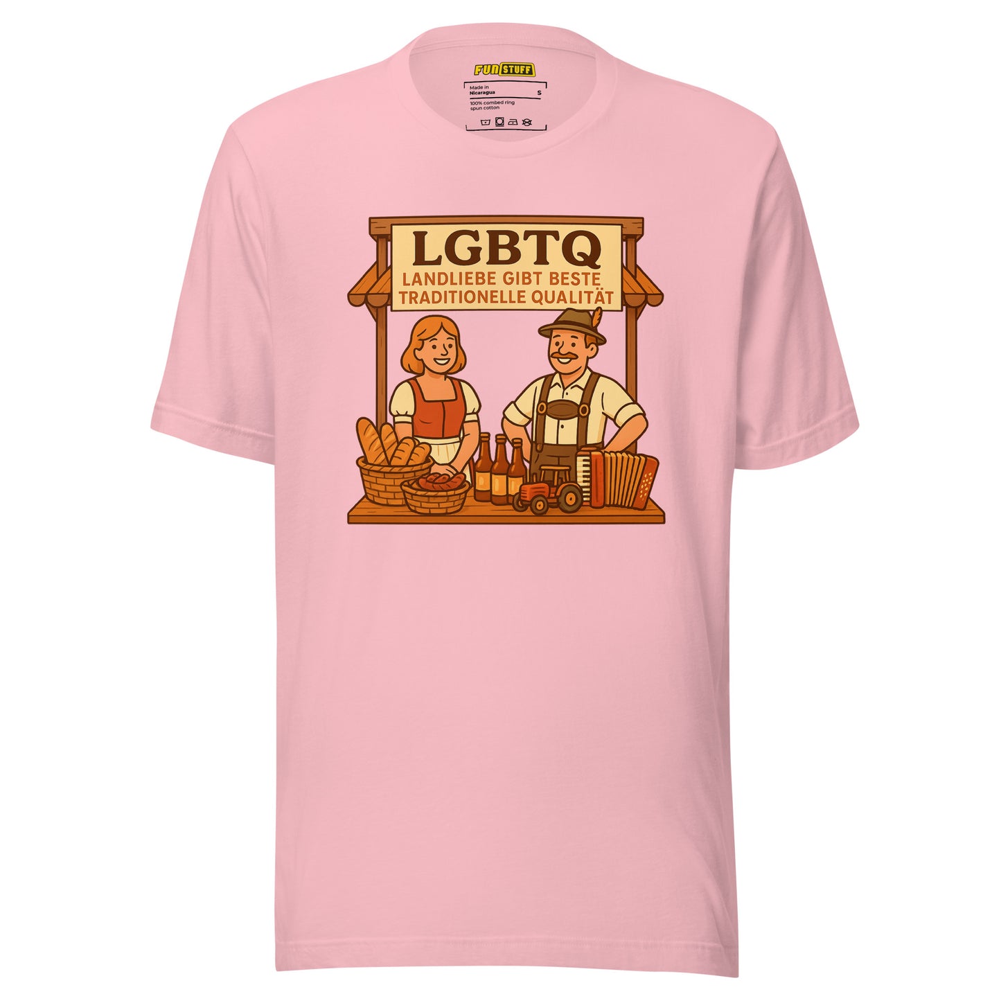 LGBTQ – Landliebe gibt beste traditionelle Qualität – Unisex T-Shirt
