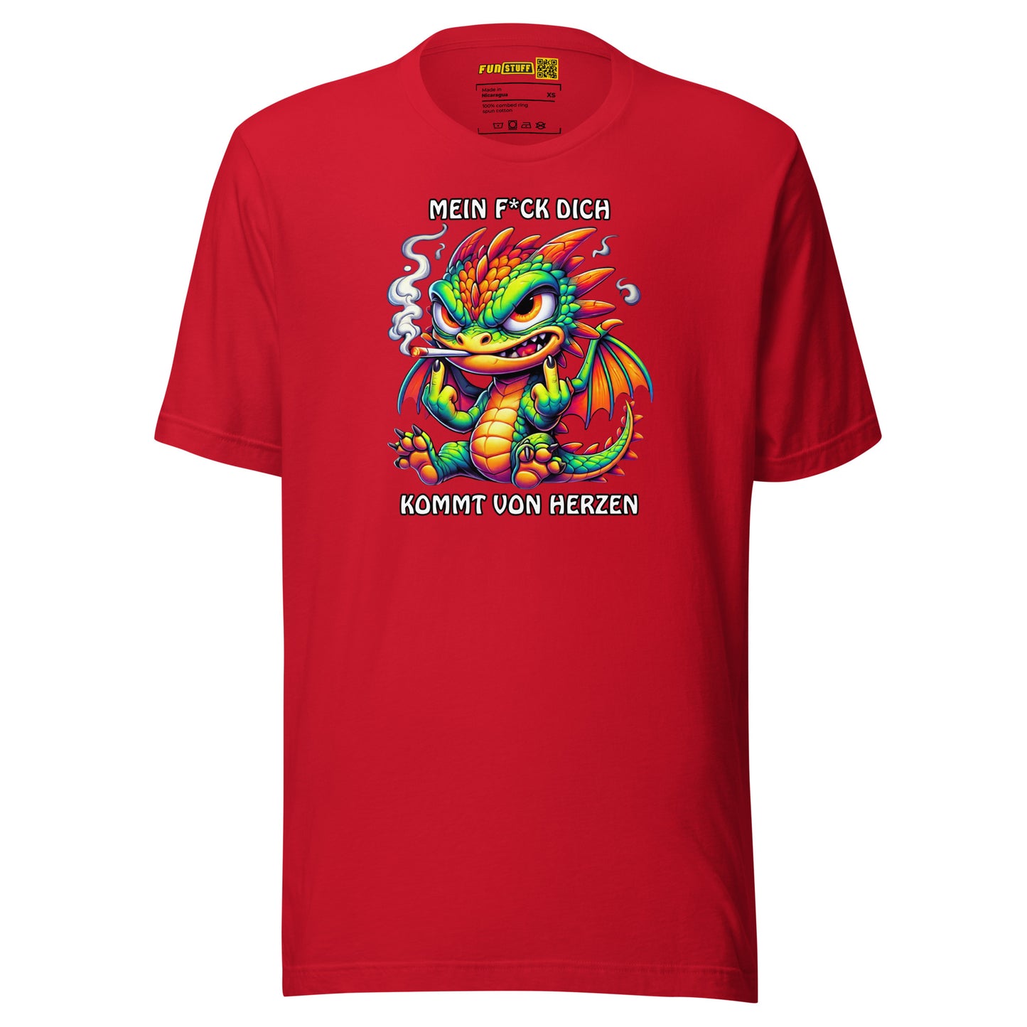 Smoko – Mein F*ck Dich kommt von Herzen - Unisex-T-Shirt