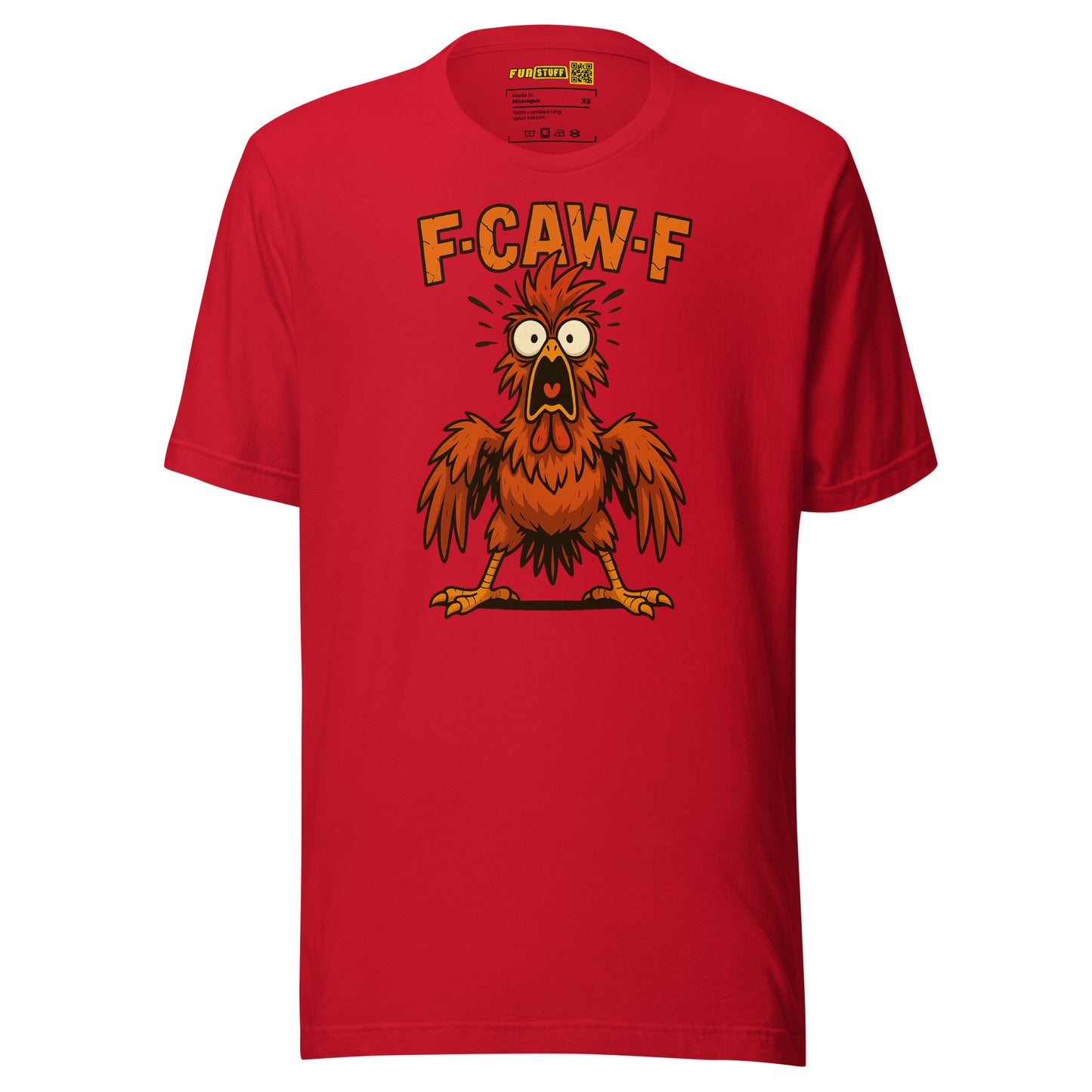 F-CAW-F – Wütendes Huhn – Unisex T-Shirt