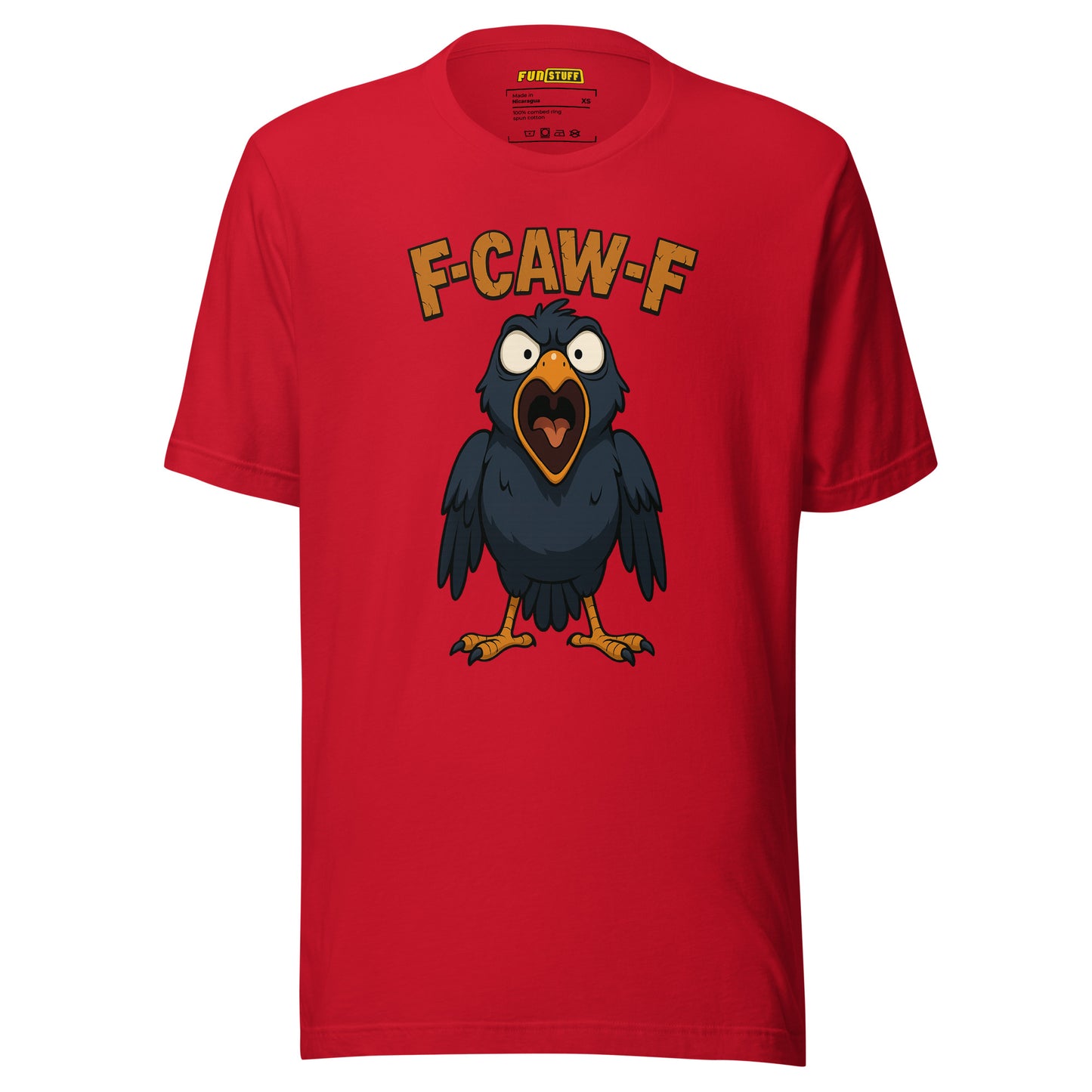 F-CAW-F – Wütende Krähe – Unisex T-Shirt