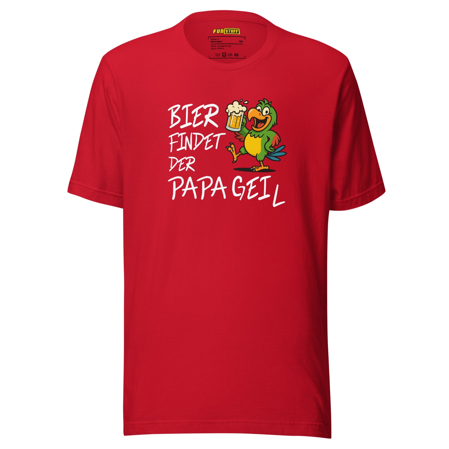 Bier findet der Papa Gei(l) – Unisex T-Shirt