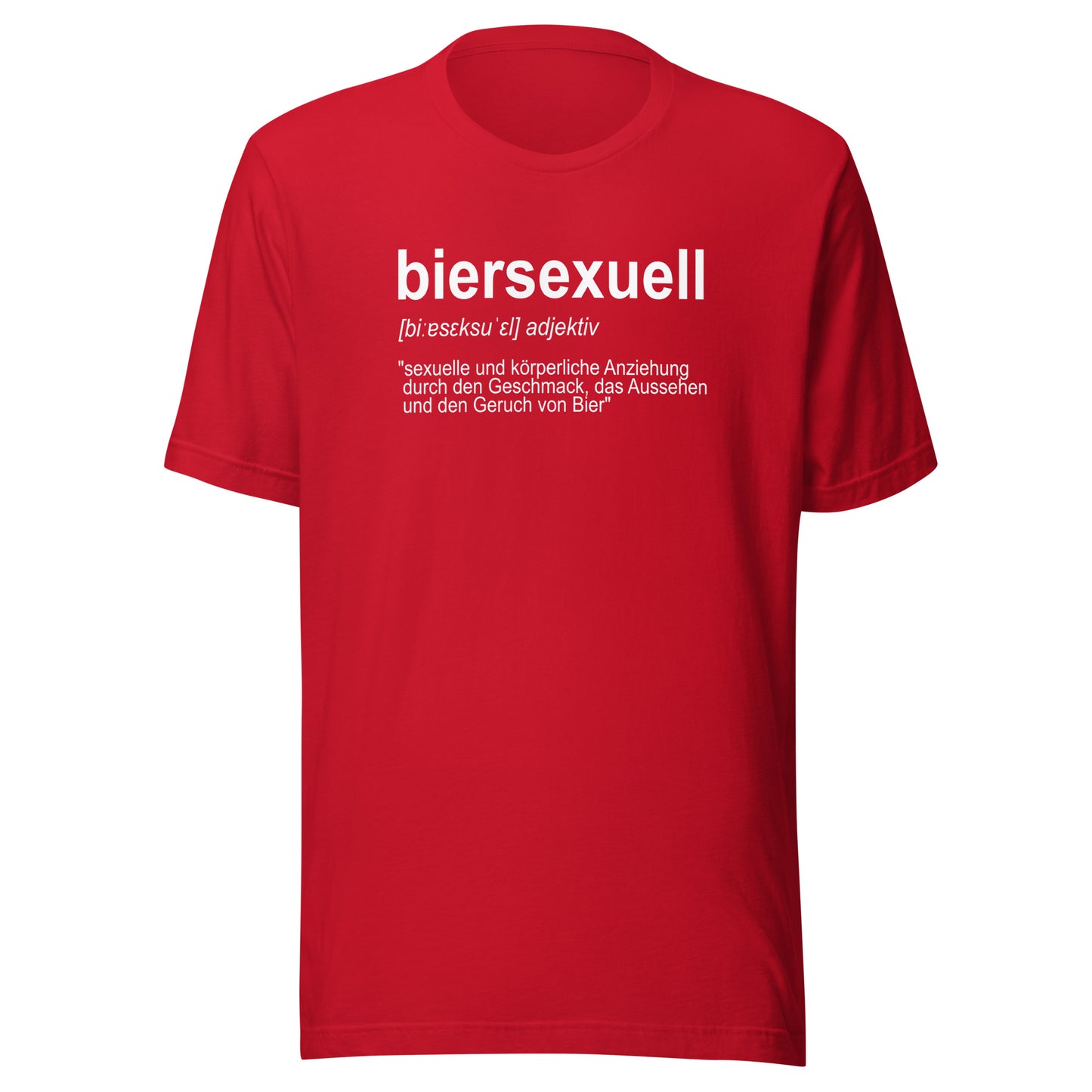 Biersexuell – Unisex T-Shirt