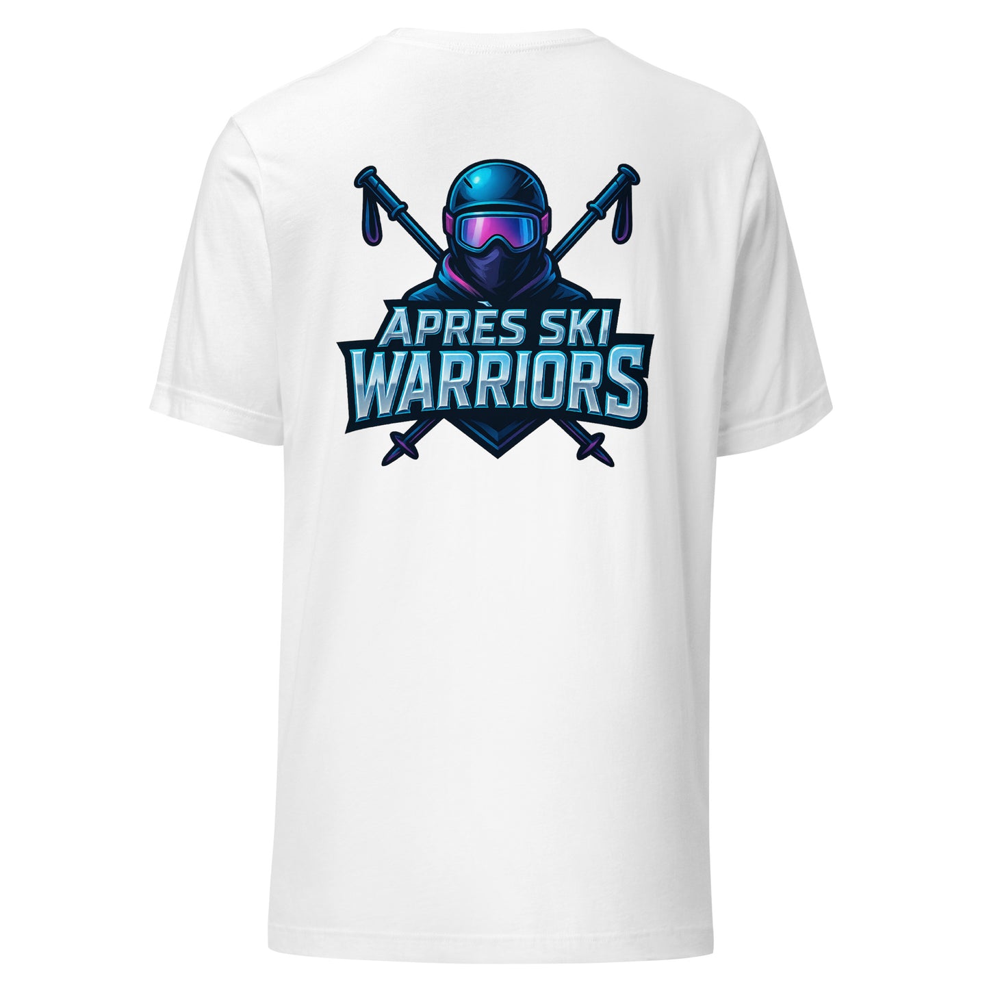 Après Ski Warriors – Backprint T-Shirt für Feier-Gruppen