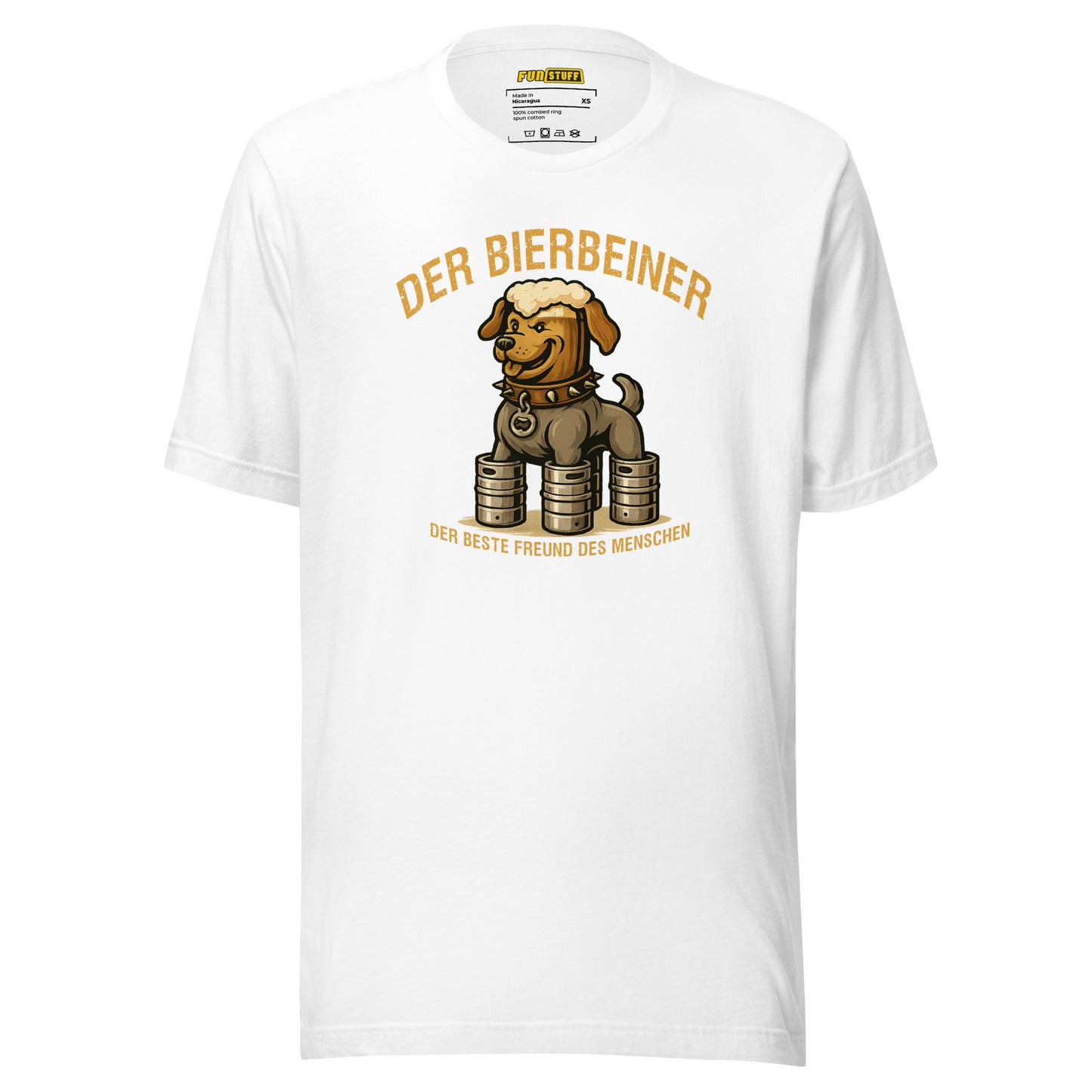 Der Bierbeiner – Der beste Freund des Menschen – Unisex T-Shirt