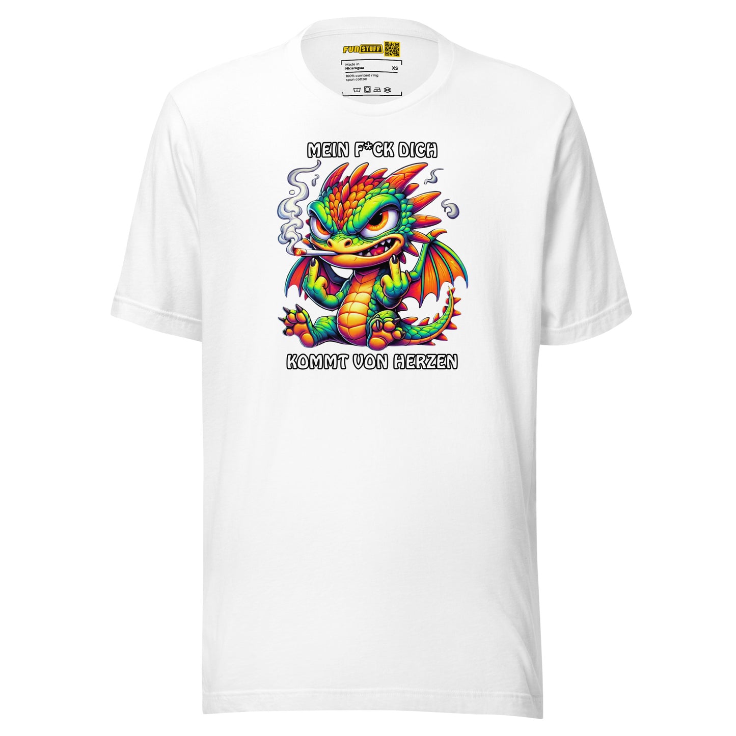 Smoko – Mein F*ck Dich kommt von Herzen - Unisex-T-Shirt