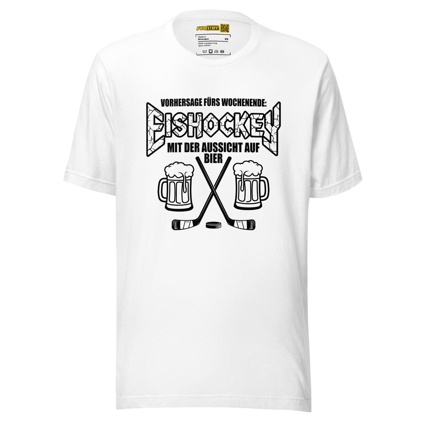 Vorhersage fürs Wochenende: Eishockey & Bier - Unisex T-Shirt