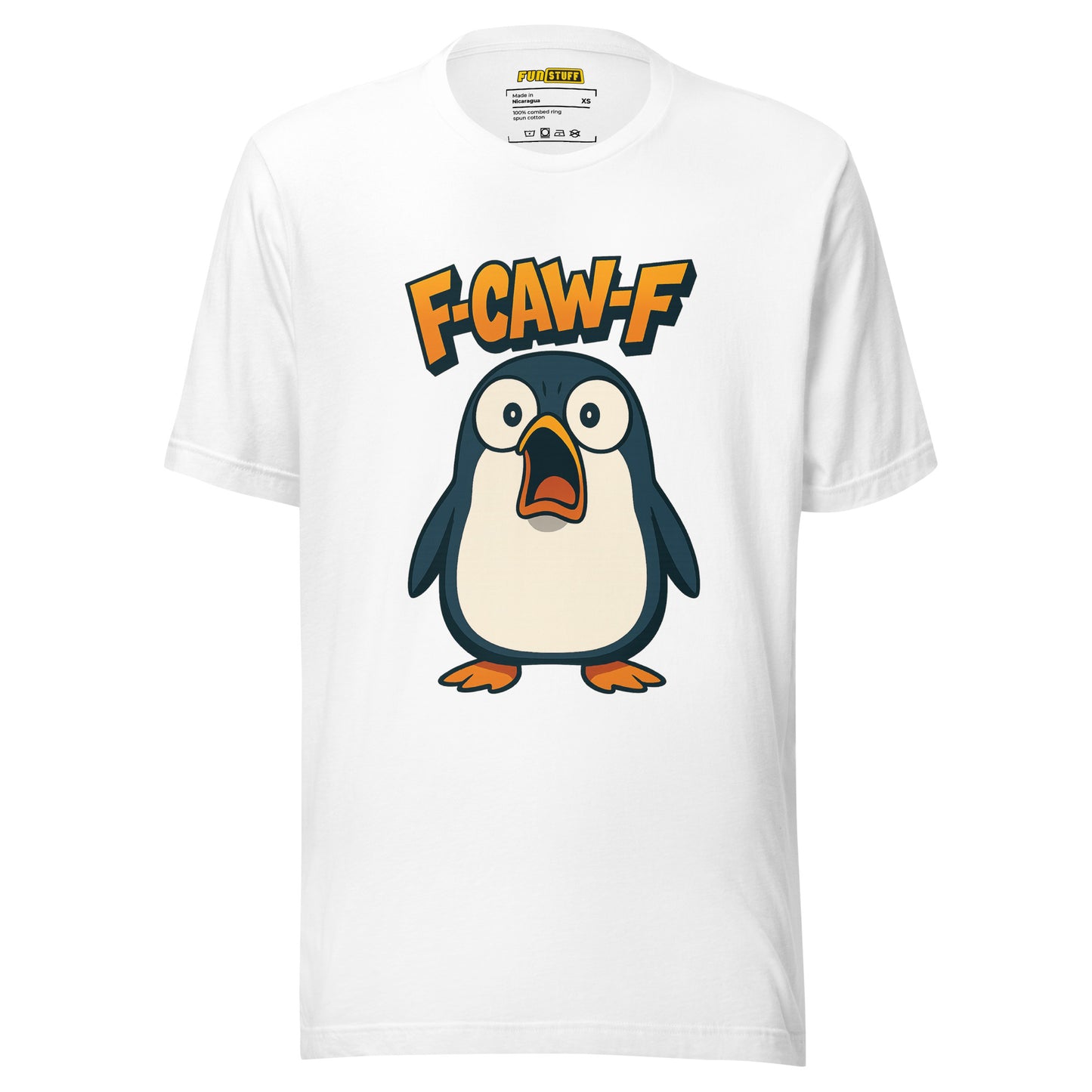 F-CAW-F – Schockierter Pinguin – Unisex T-Shirt