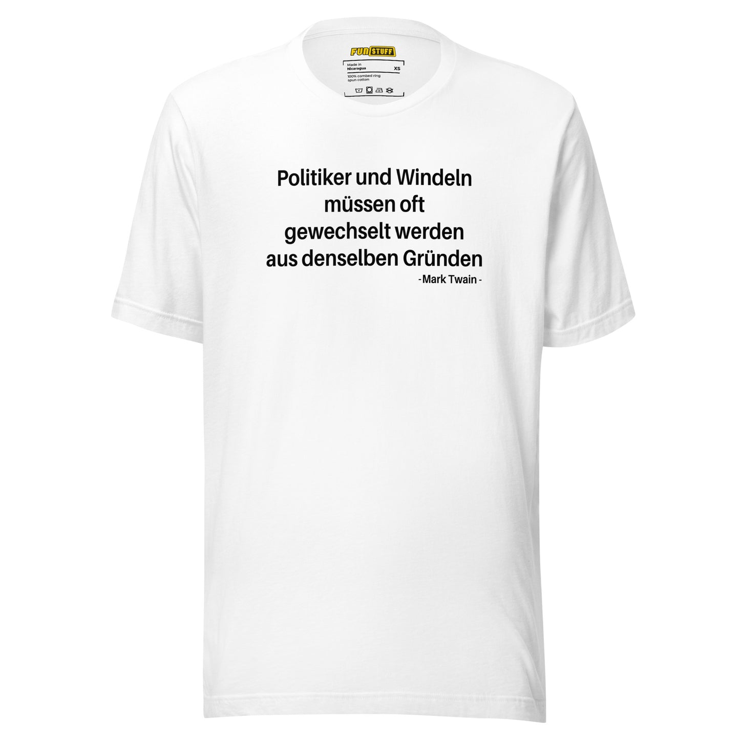 Politiker und Windeln – Unisex T-Shirt