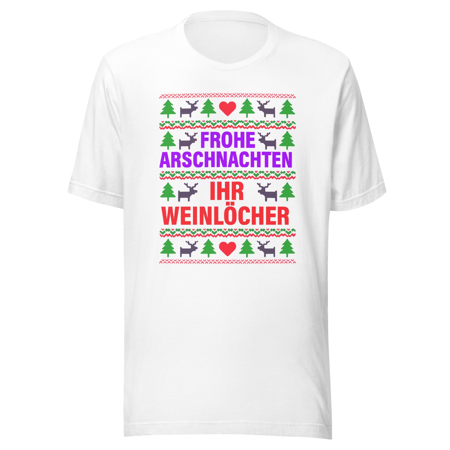 Frohe Arschnachten – Unisex T-Shirt