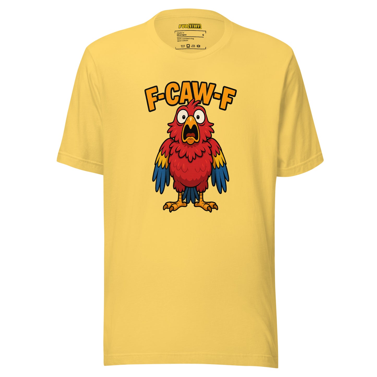 F-CAW-F – Schockierter Papagei – Unisex T-Shirt
