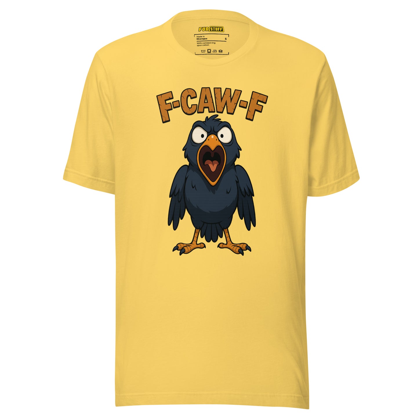 F-CAW-F – Wütende Krähe – Unisex T-Shirt