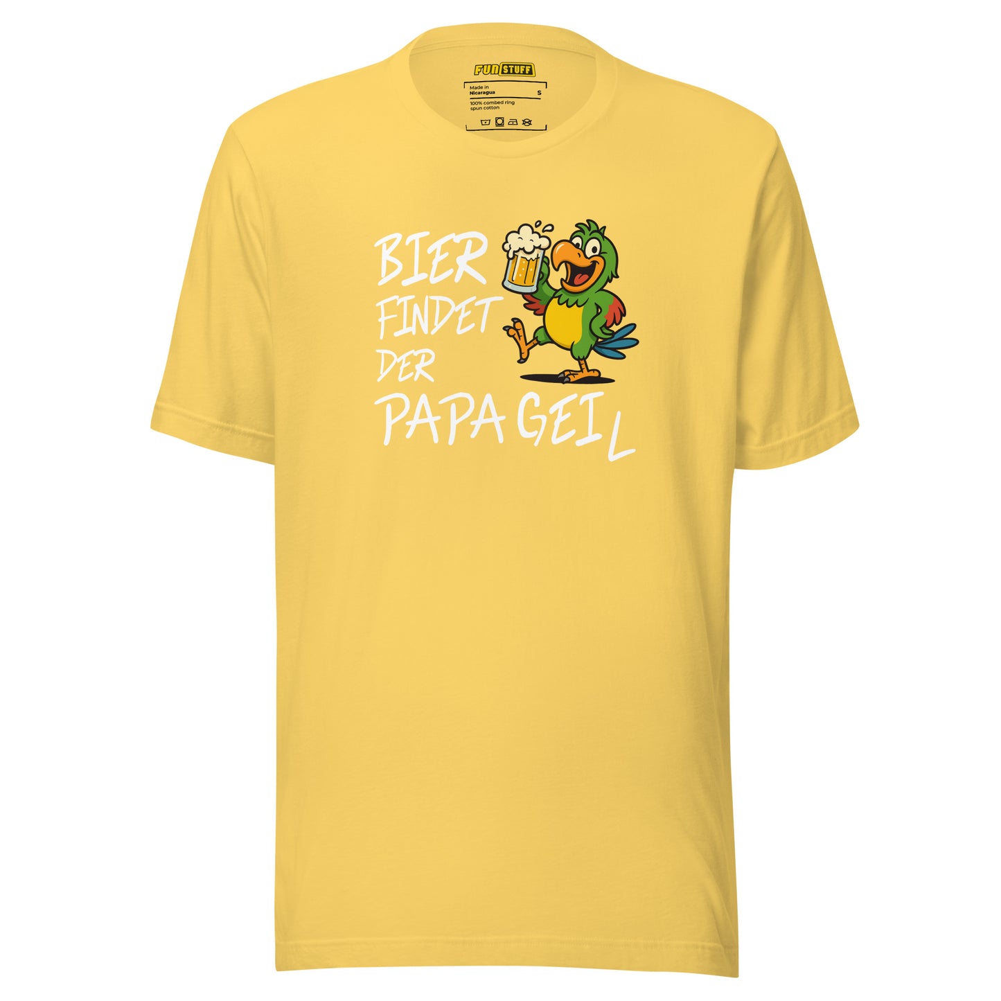 Bier findet der Papa Gei(l) – Unisex T-Shirt