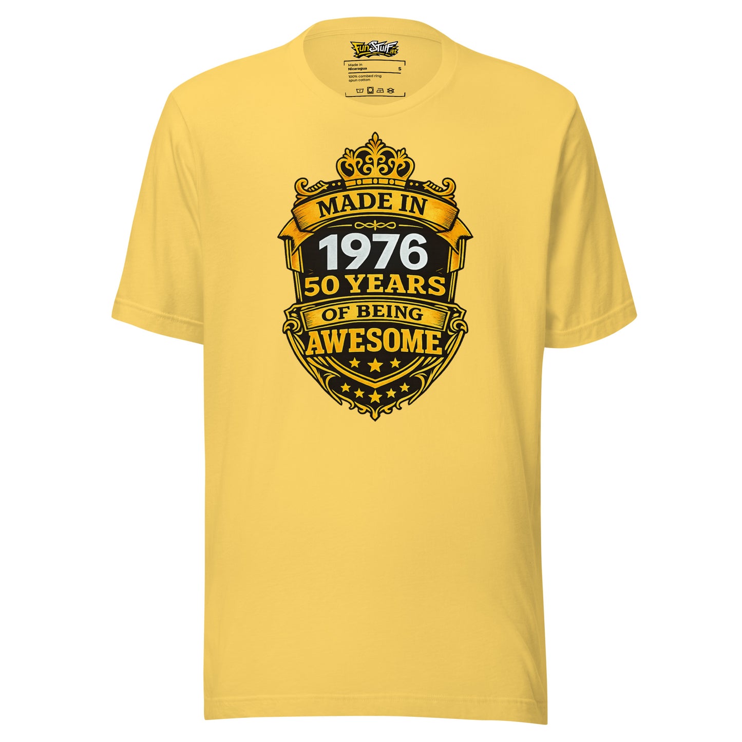 Made in 1976 – 50 Years of Being Awesome – Unisex T-Shirt