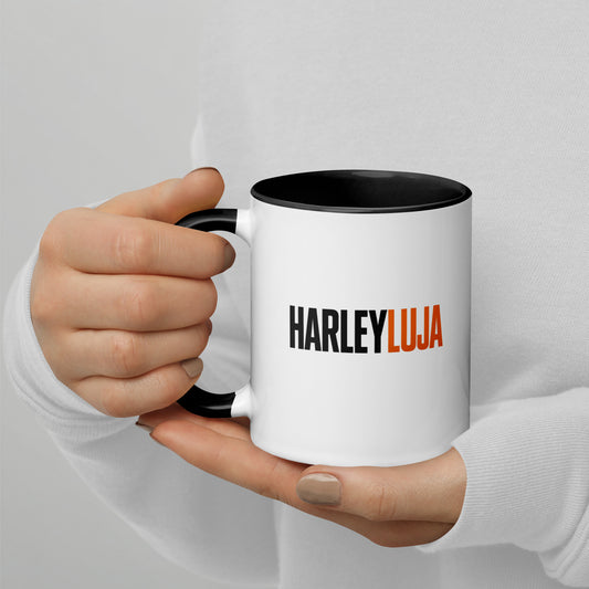 Harleyluja – Clean & Loud – Tasse mit farbiger Innenseite