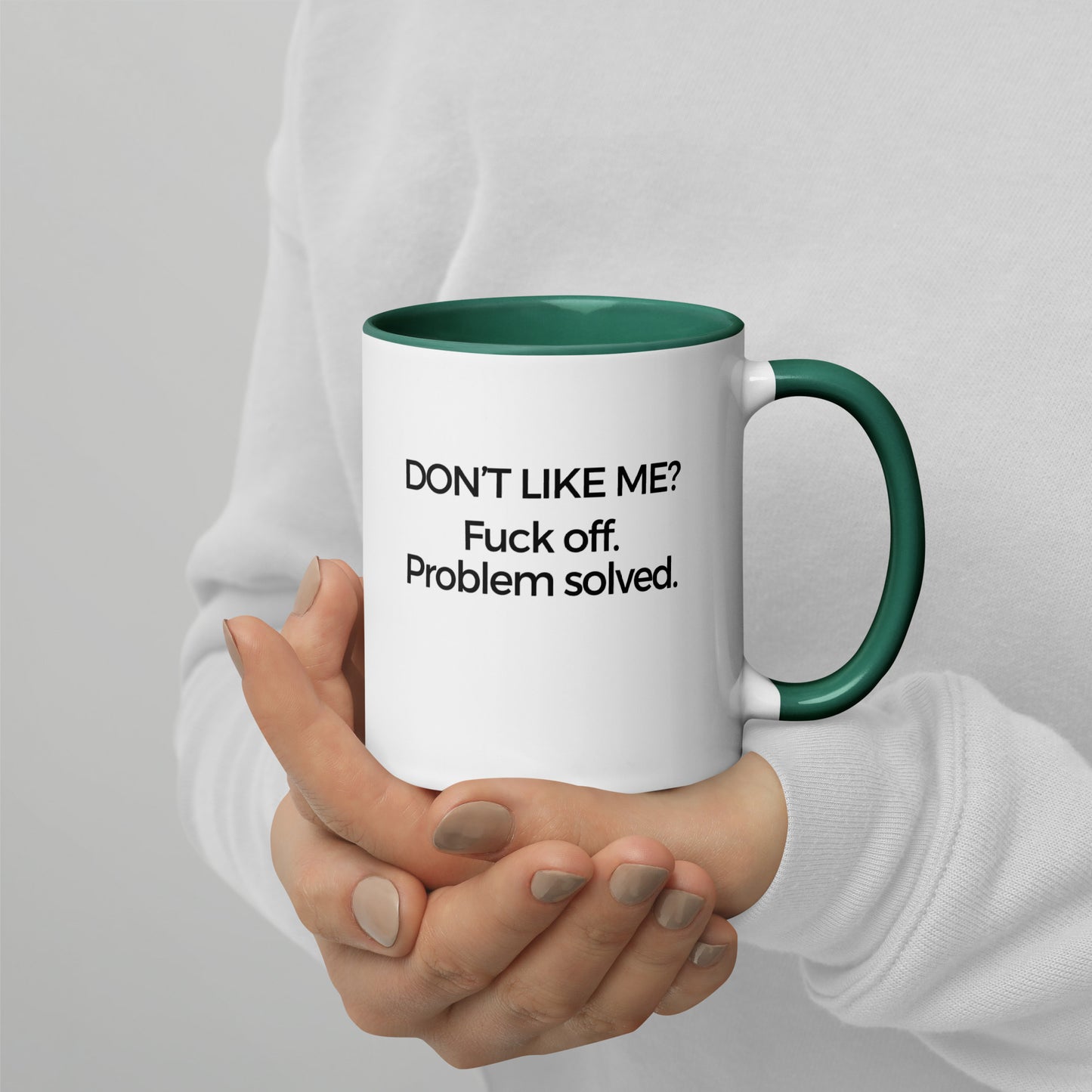 Problem Solved - Tasse mit farbiger Innenseite