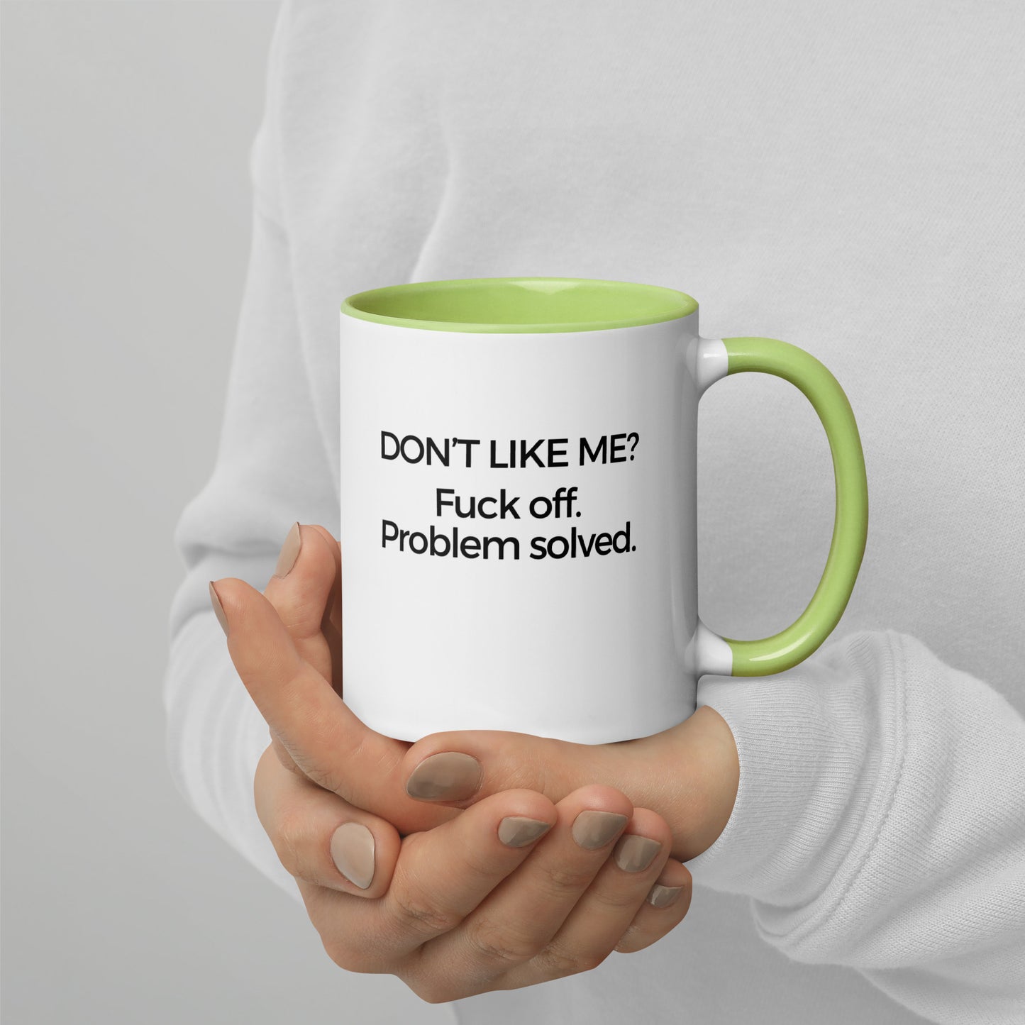 Problem Solved - Tasse mit farbiger Innenseite