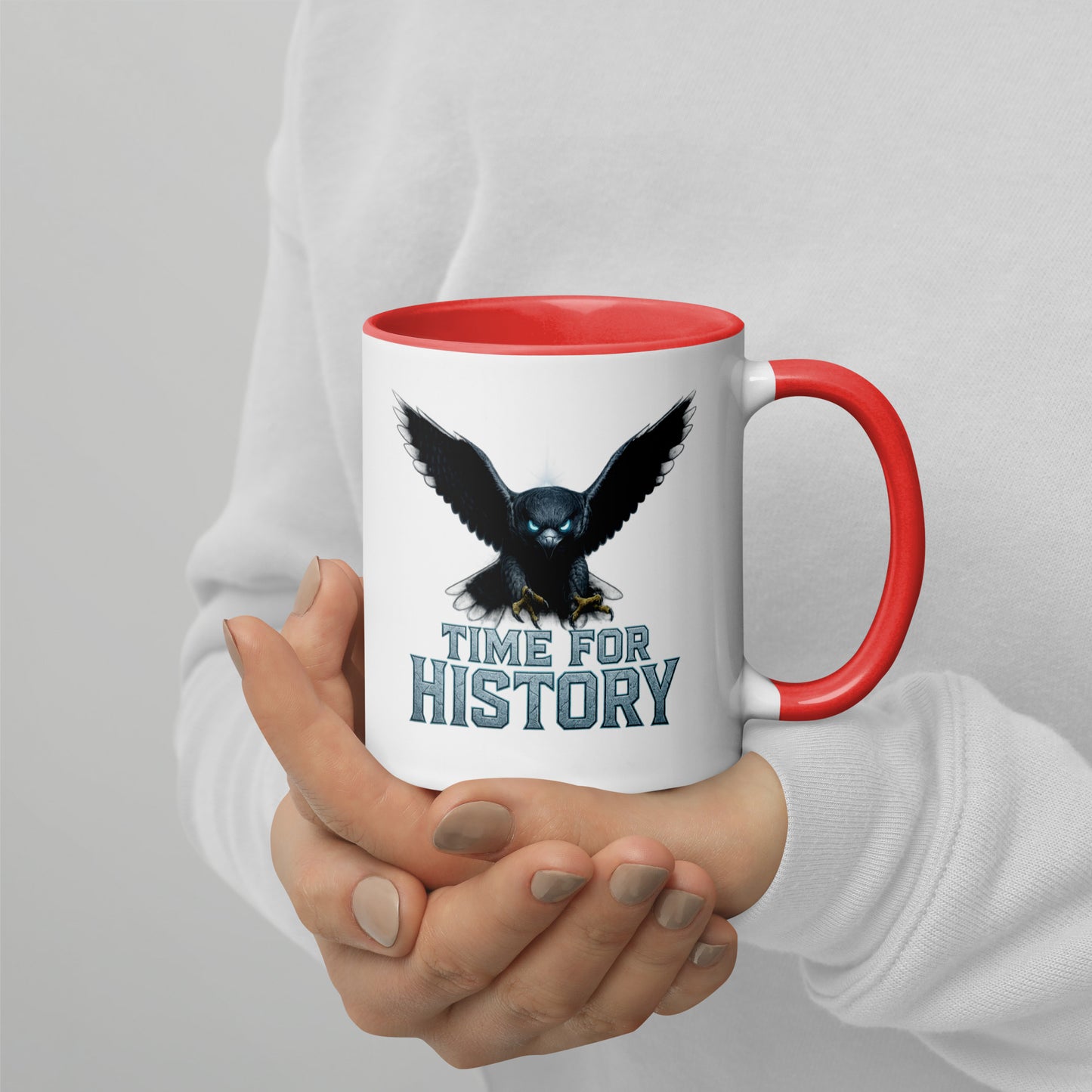 Time for History – Black Wings Linz Tasse mit Farb-Innenseite | ICEHL 2026