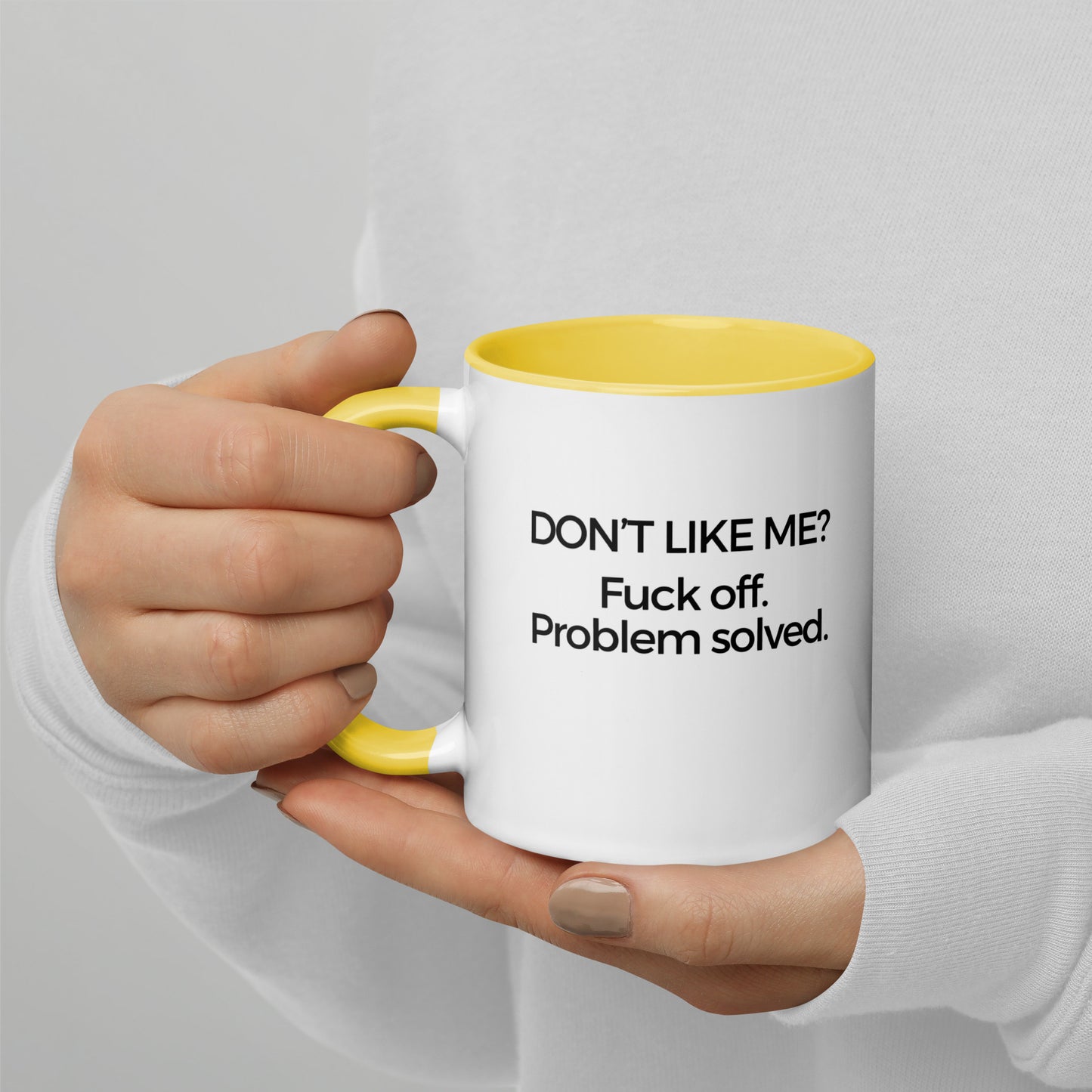 Problem Solved - Tasse mit farbiger Innenseite