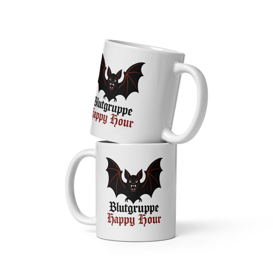Blutgruppe Happy Hour – FunStuff Tasse