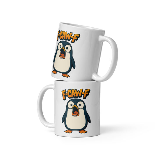 F-CAW-F – Schockierter Pinguin Tasse