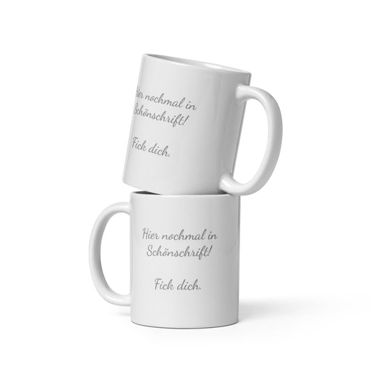 Hier nochmal in Schönschrift – FunStuff Tasse