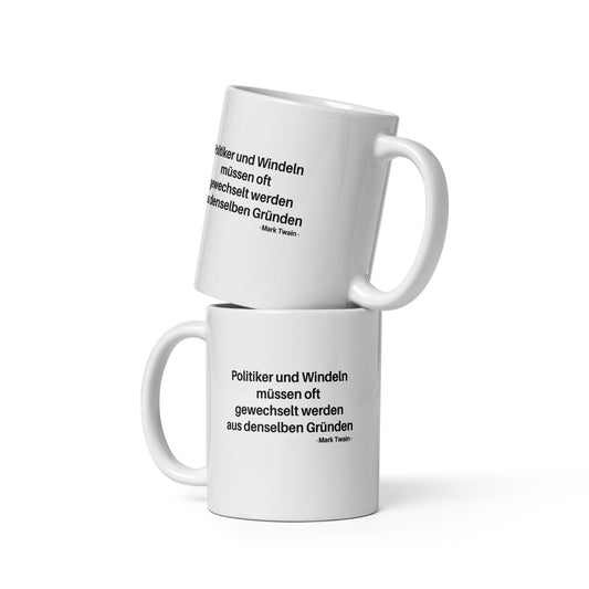 Politiker und Windeln – FunStuff Tasse