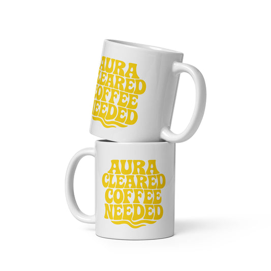 Aura Cleared Coffee Needed – FunStuff Tasse