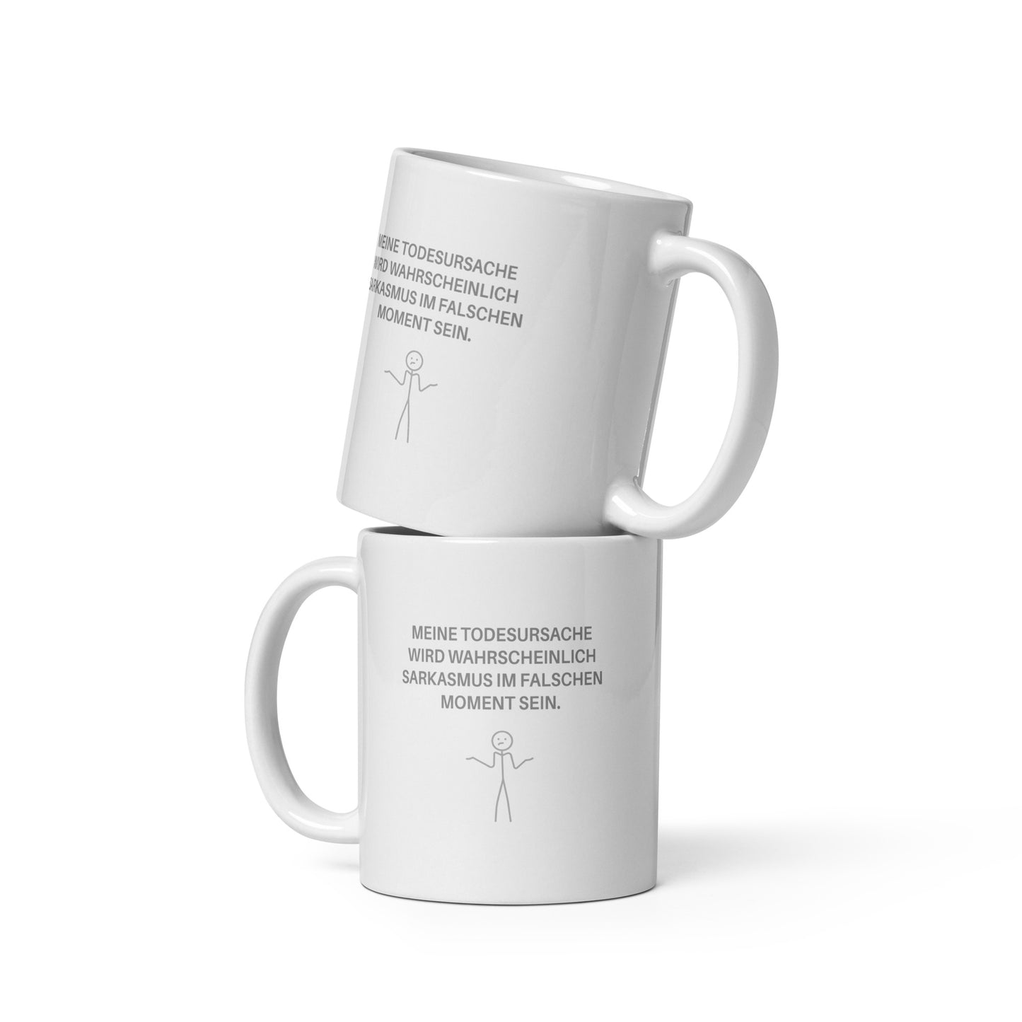 Meine Todesursache: Sarkasmus – FunStuff Tasse