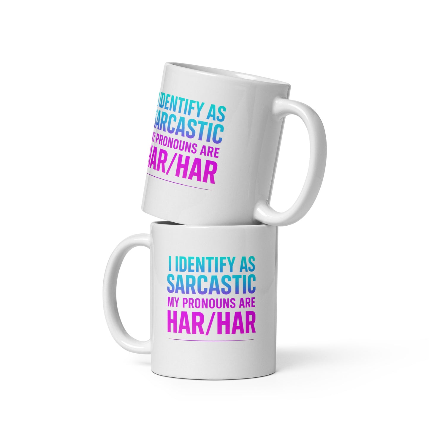 I Identify as Sarcastic – FunStuff Tasse