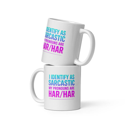 I Identify as Sarcastic – FunStuff Tasse