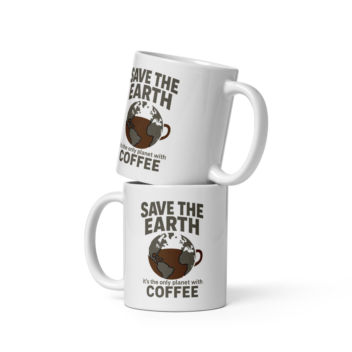 Save The Earth – It’s The Only Planet With Coffee – FunStuff Tasse