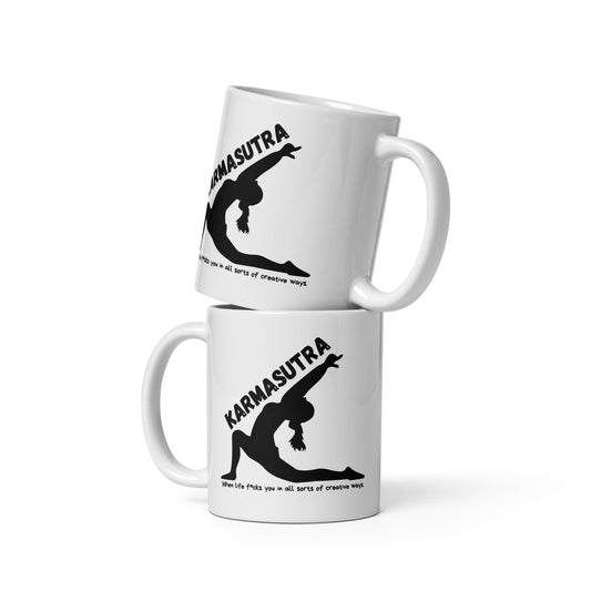 Karmasutra – When Life F*cks You In All Sorts Of Creative Ways – FunStuff Tasse