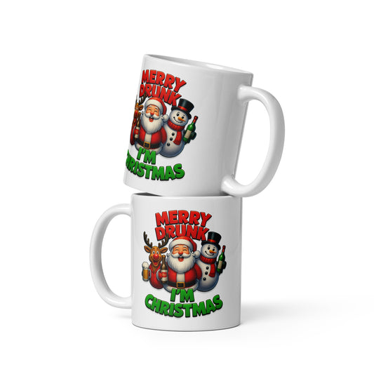 Merry Drunk I’m Christmas – FunStuff Tasse
