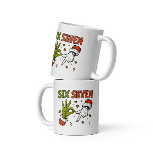 Six Seven – Christmas Meme Edition – Tasse