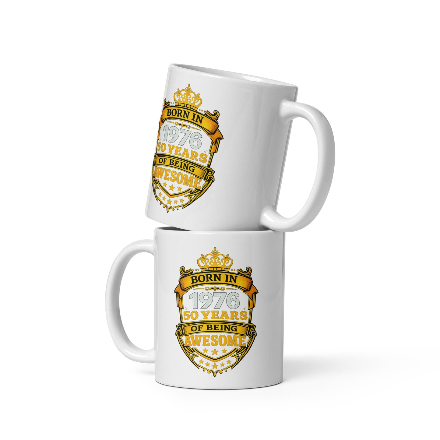 Born in 1976 - 50 Years of Being Awesome - Mug